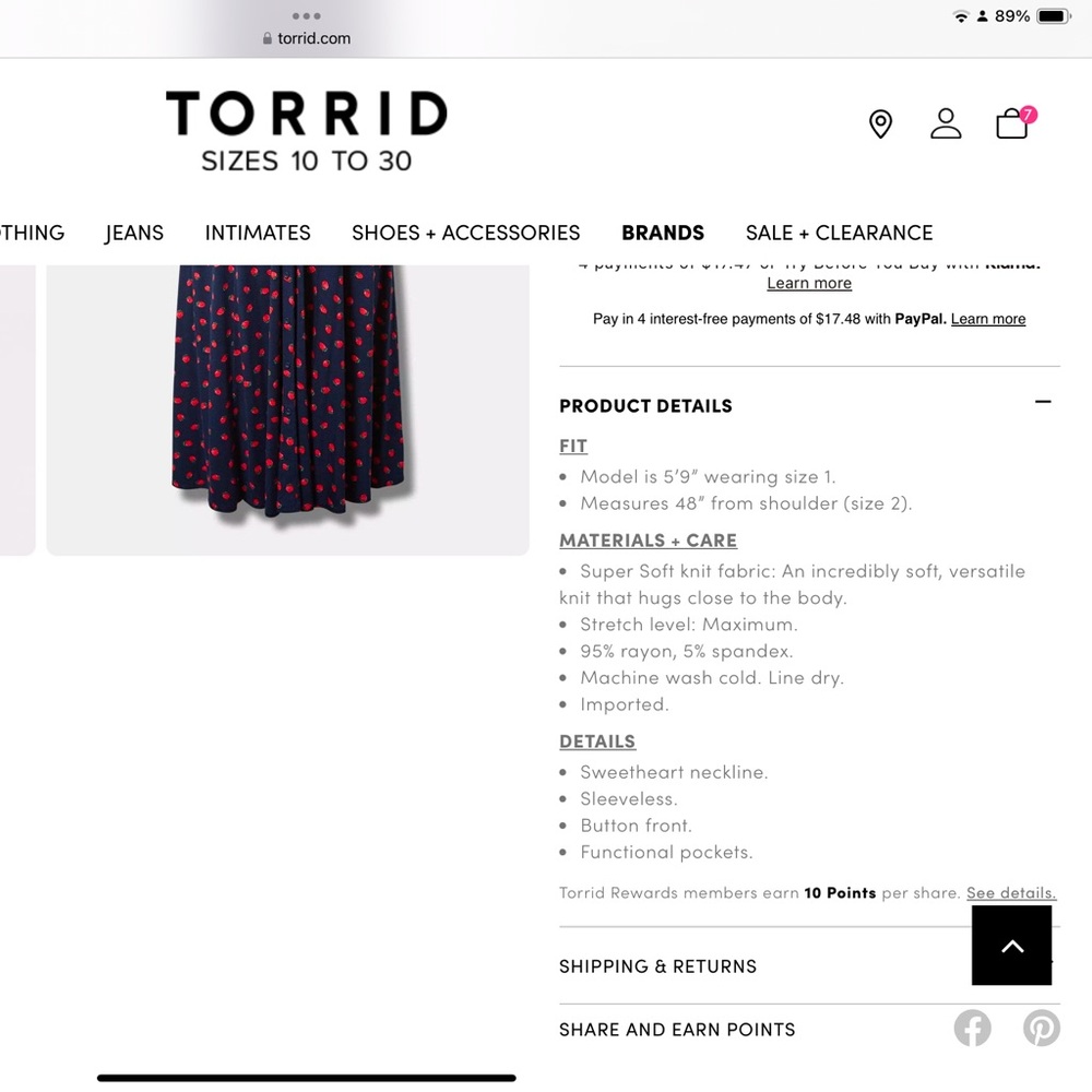 TORRID MIDI super soft button-front dress
Color GREY
Size 1X - Picture 3 of 5